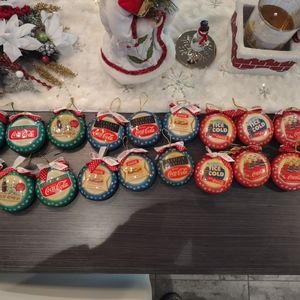 Coca-Cola Ornaments Lot of 19